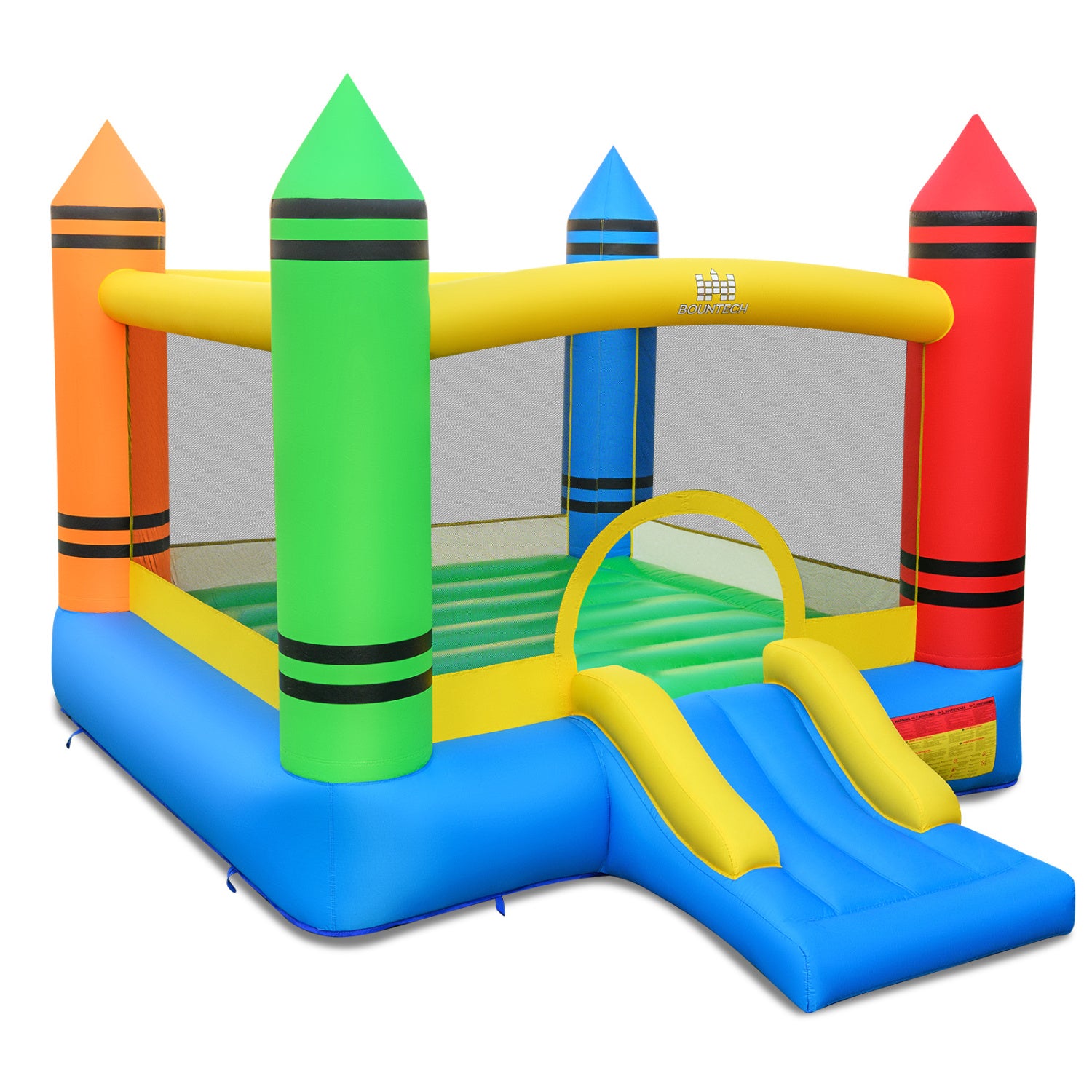 Kids Inflatable Bounce House With Slide, Ocean Balls Not Included Bounce House Options at Gallery Canada