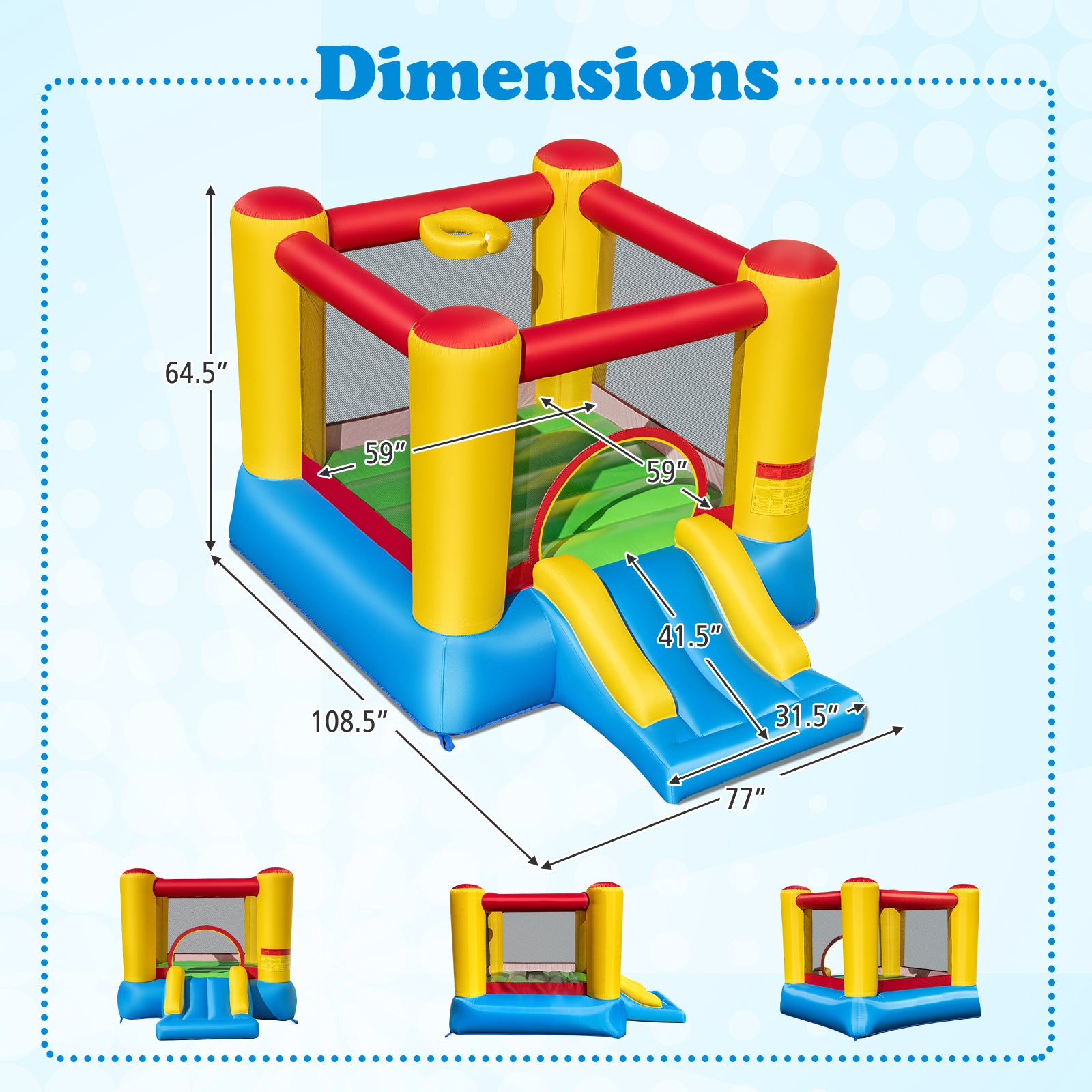 Kids Inflatable Bounce House, No Blower Bounce House at Gallery Canada