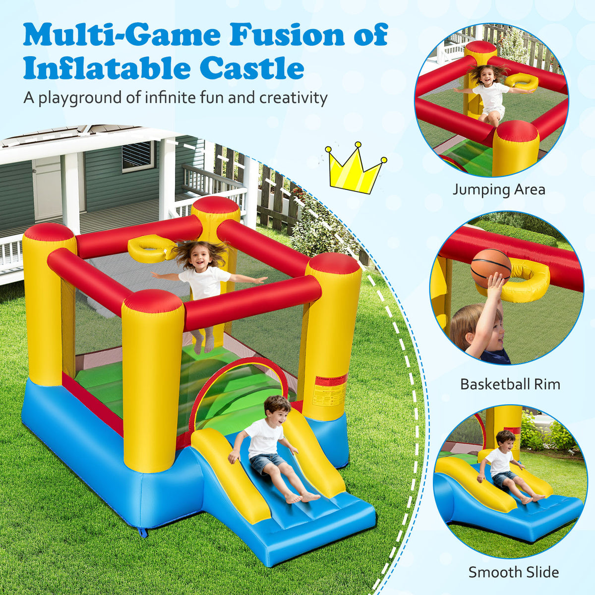 Kids Inflatable Bounce House, No Blower Bounce House at Gallery Canada