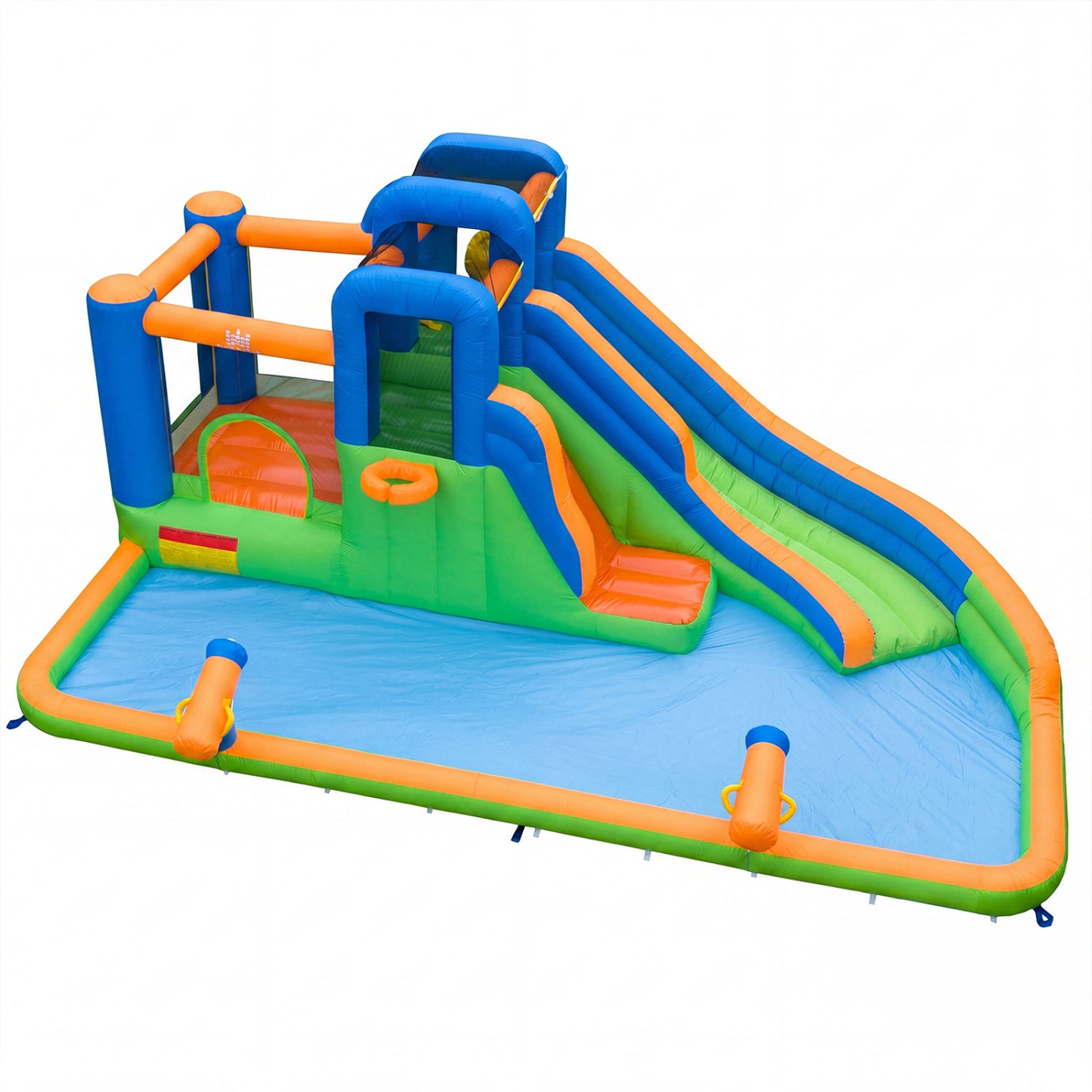 Kids Inflatable Water Slide Park with Splash Pool