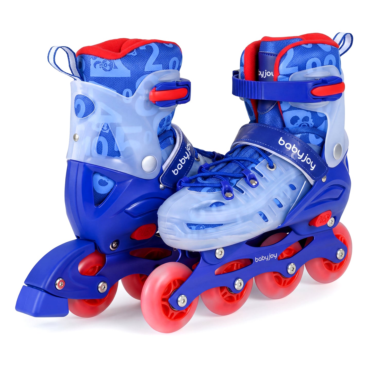 Kids Inline Skates With Light Up Wheels, Ages 9-14, Blue Toy Sports Blue at Gallery Canada
