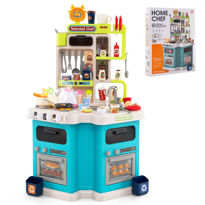 Kids Kitchen Playset, Blue