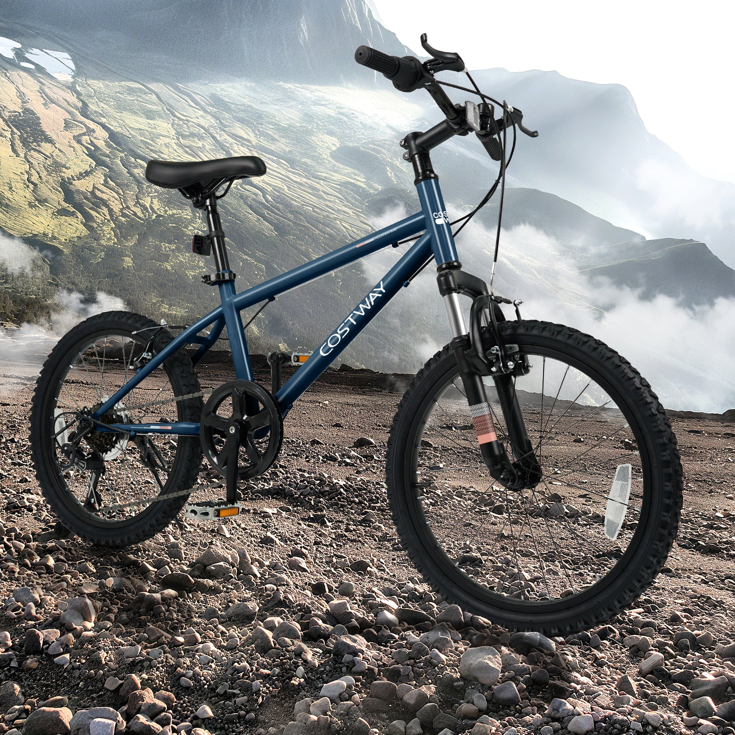 Kids Mountain Bike 20 24 Inch Child Bicycle for Boys Girls Aged 8+ Years Old Navy-20 Inch, Navy Kids Bike at Gallery Canada