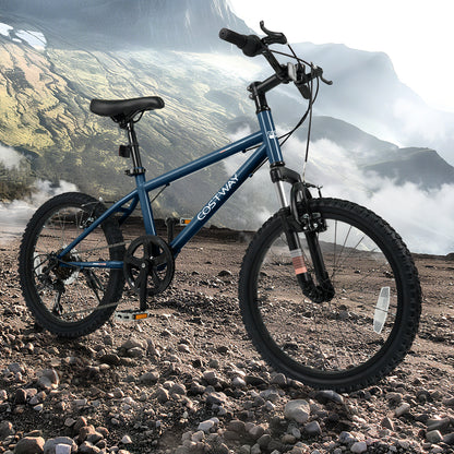Kids Mountain Bike 20 24 Inch Child Bicycle for Boys Girls Aged 8+ Years Old Navy-20 Inch, Navy Kids Bike at Gallery Canada