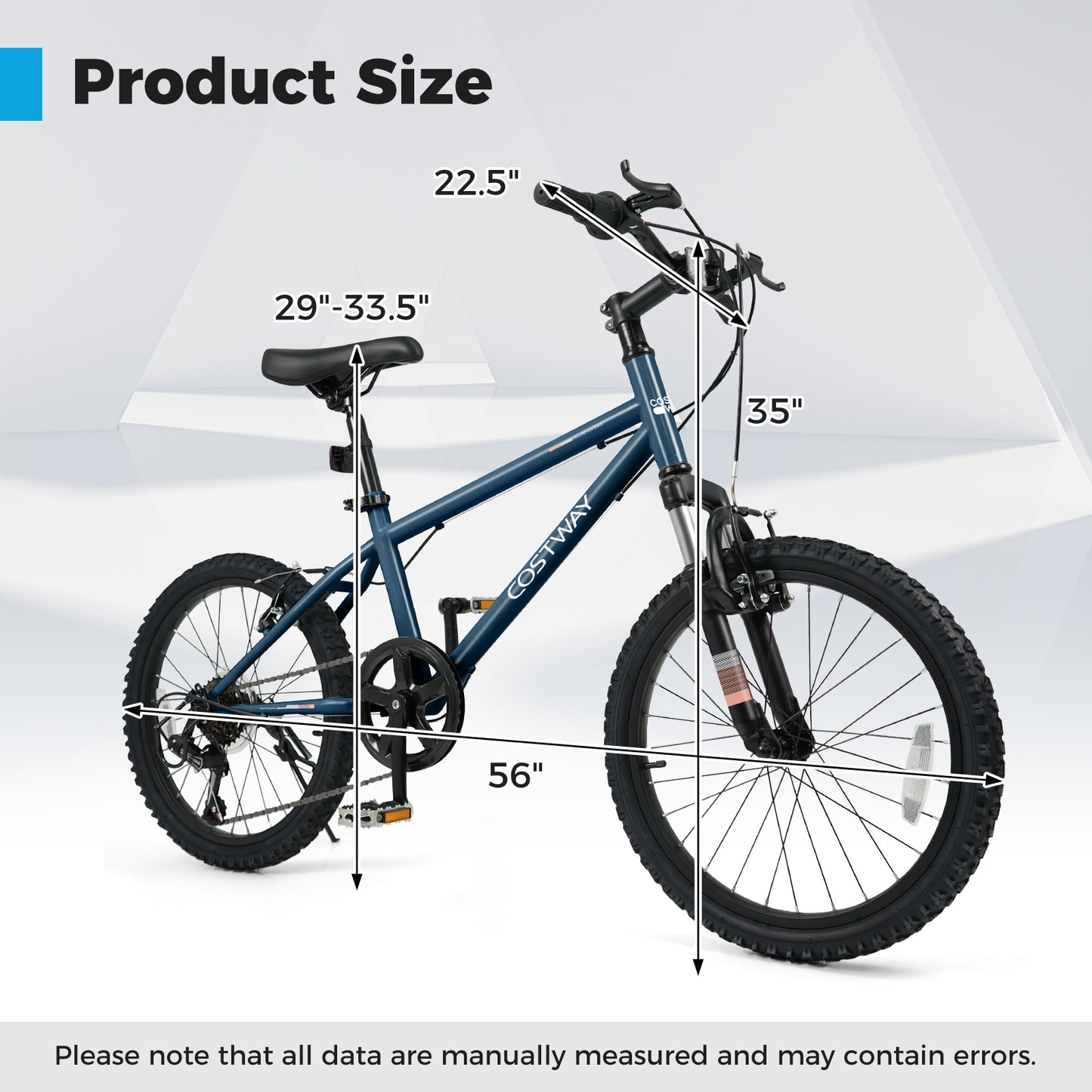 Kids Mountain Bike 20 24 Inch Child Bicycle for Boys Girls Aged 8+ Years Old Navy-20 Inch, Navy Kids Bike at Gallery Canada