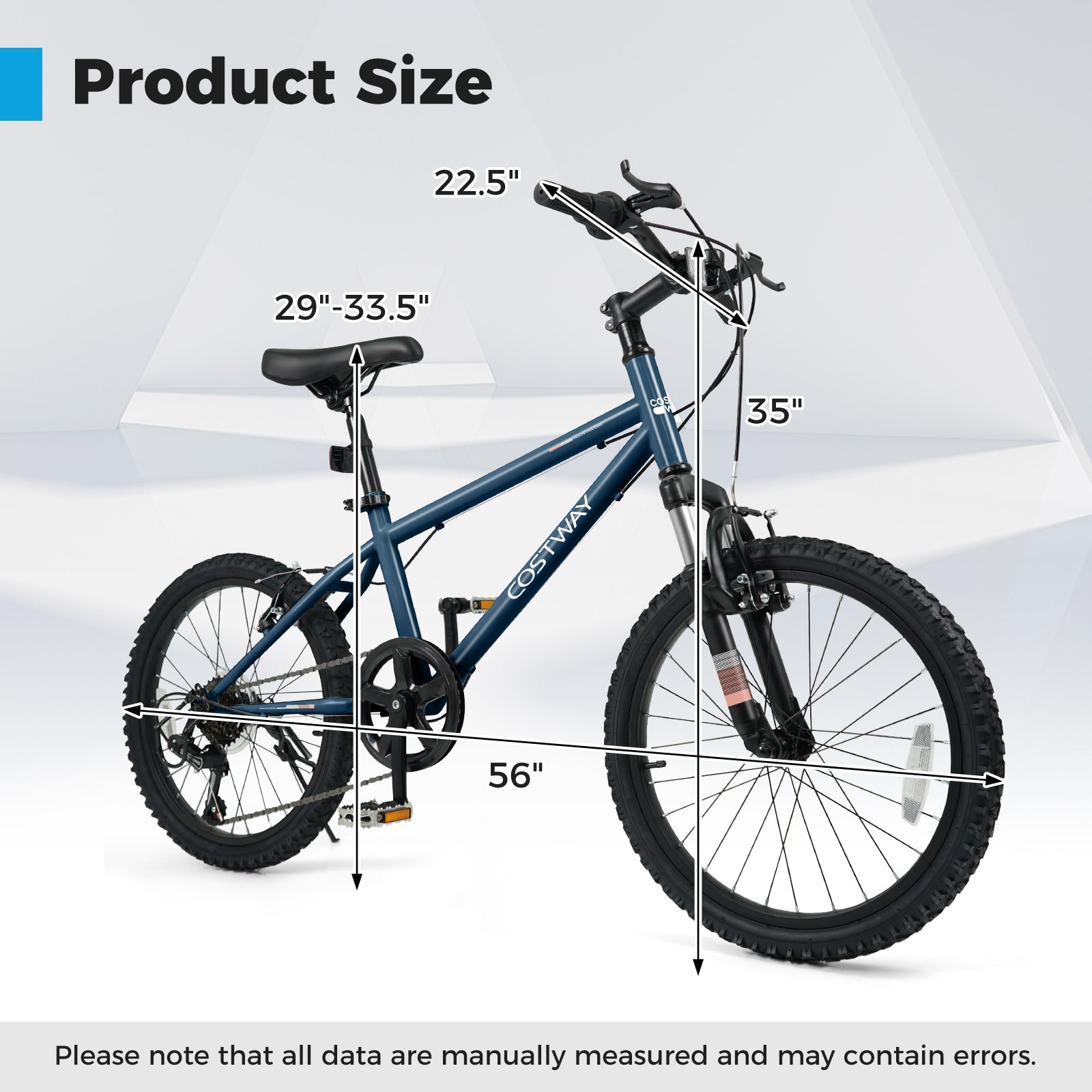 Kids Mountain Bike 20 24 Inch Child Bicycle for Boys Girls Aged 8+ Years Old Navy-20 Inch, Navy Kids Bike at Gallery Canada