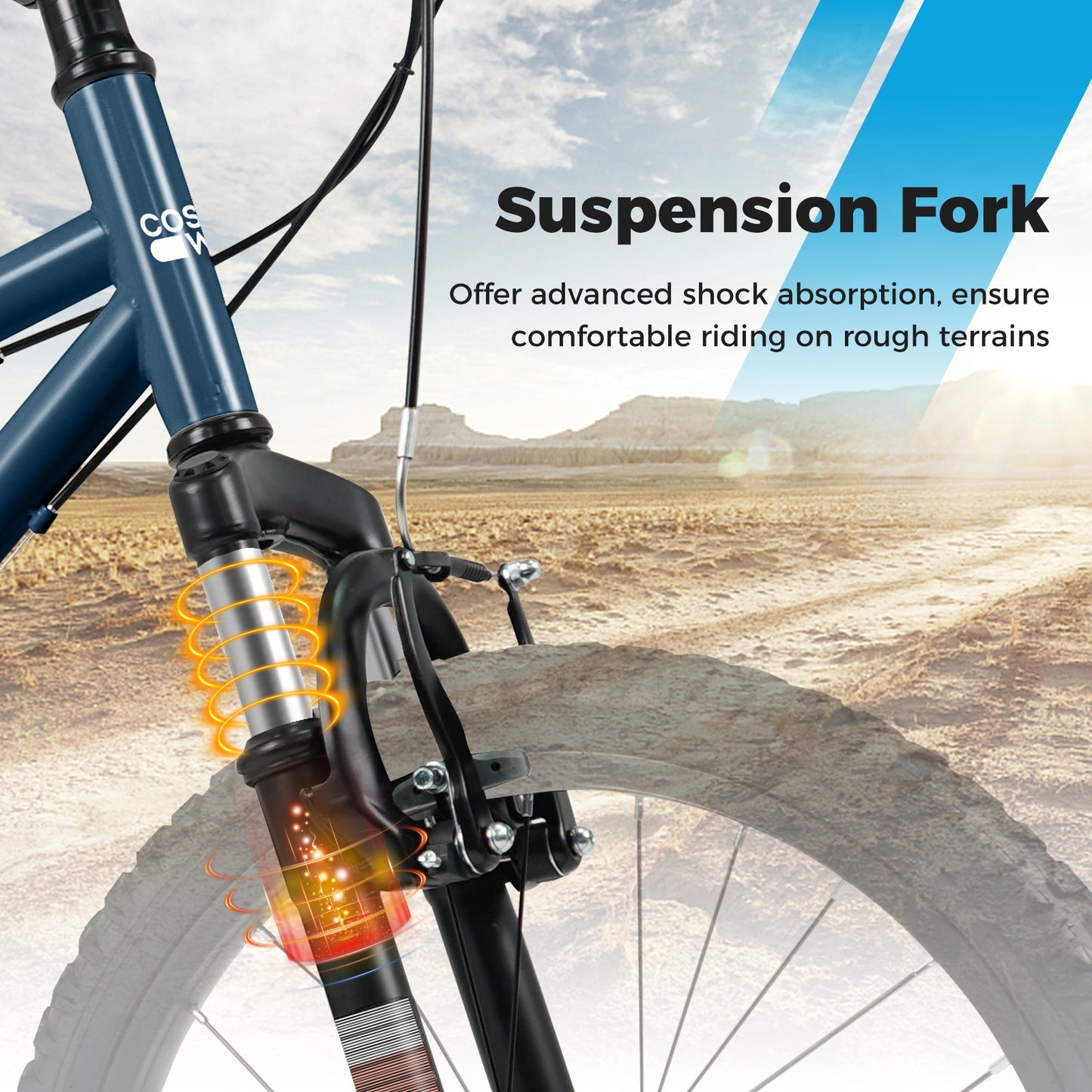 Kids Mountain Bike 20 24 Inch Child Bicycle for Boys Girls Aged 8+ Years Old Navy-20 Inch, Navy Kids Bike at Gallery Canada