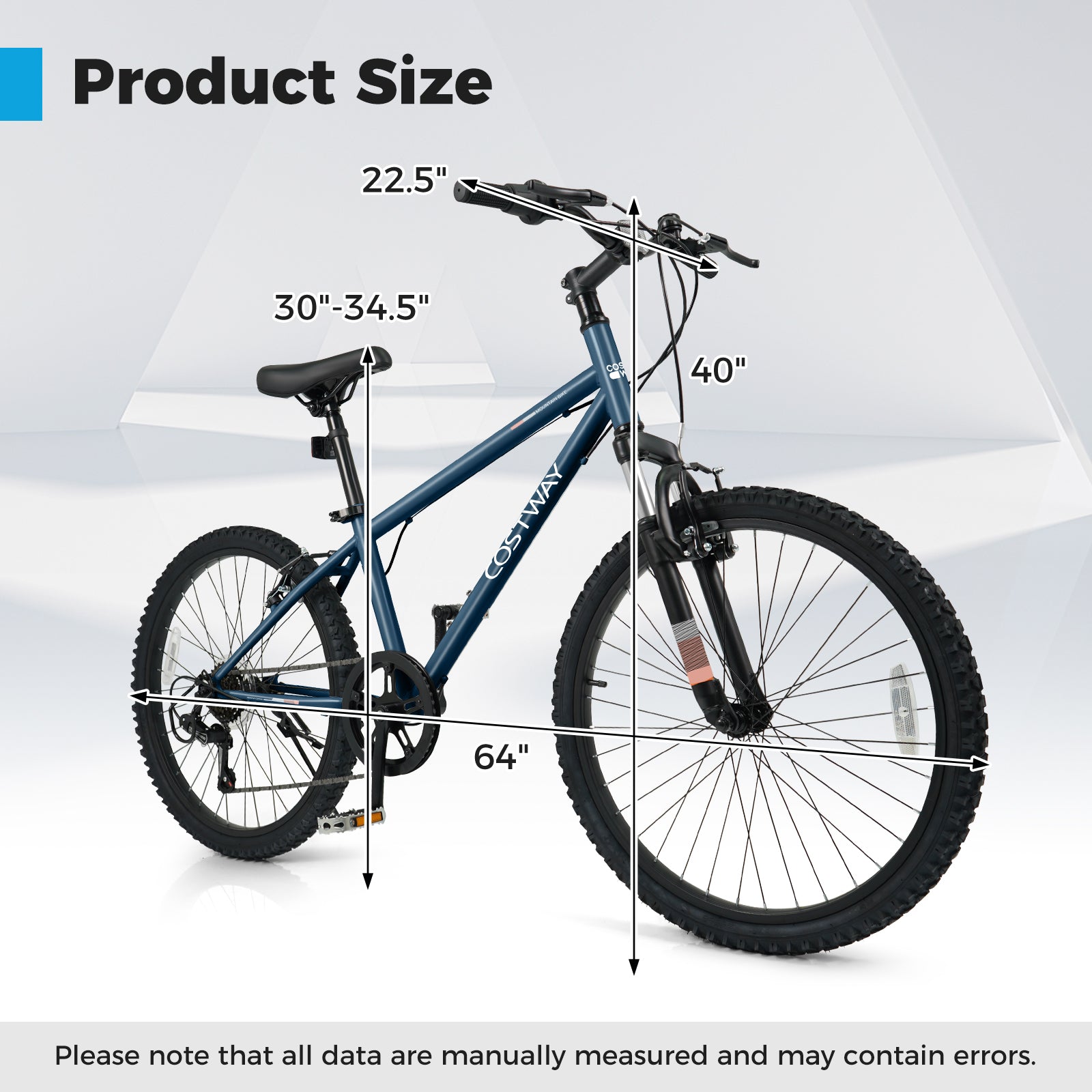 Kids Mountain Bike 20 24 Inch Child Bicycle for Boys Girls Aged 8+ Years Old Navy-24 Inch, Navy Kids Bike at Gallery Canada