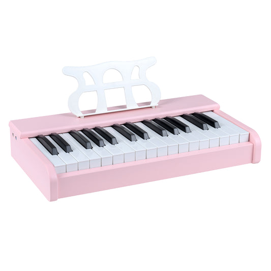 Kids Piano Keyboard 30 Keys Digital Piano with Music Stand for 3+ Years Old Beginners, Pink Pianos & Keyboards Pink at Gallery Canada