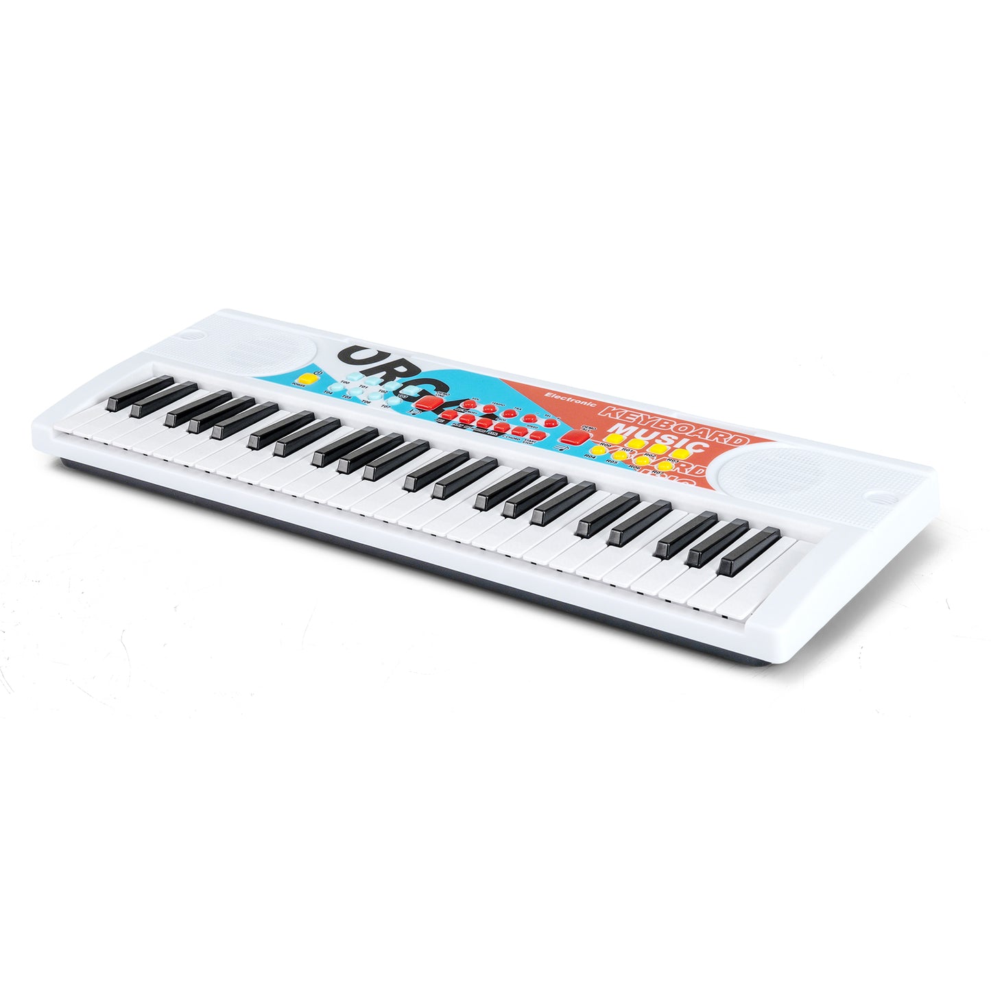49 Keys Portable Electric Keyboard Piano, 8 Rhythms 8 Tones, White Pianos & Keyboards at Gallery Canada