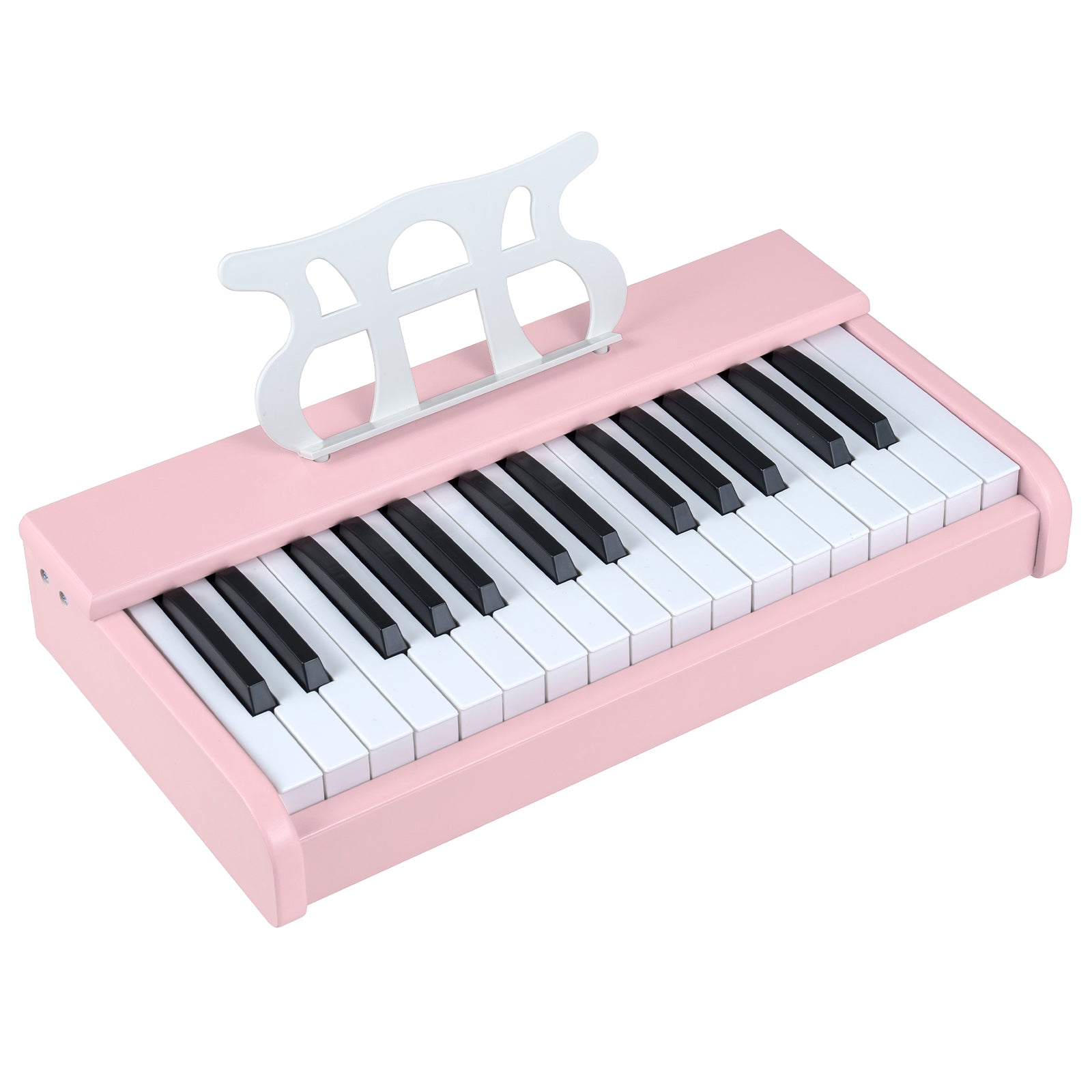 Kids Piano Keyboard 30 Keys Digital Piano with Music Stand for 3+ Years Old Beginners, Pink Pianos & Keyboards Pink at Gallery Canada