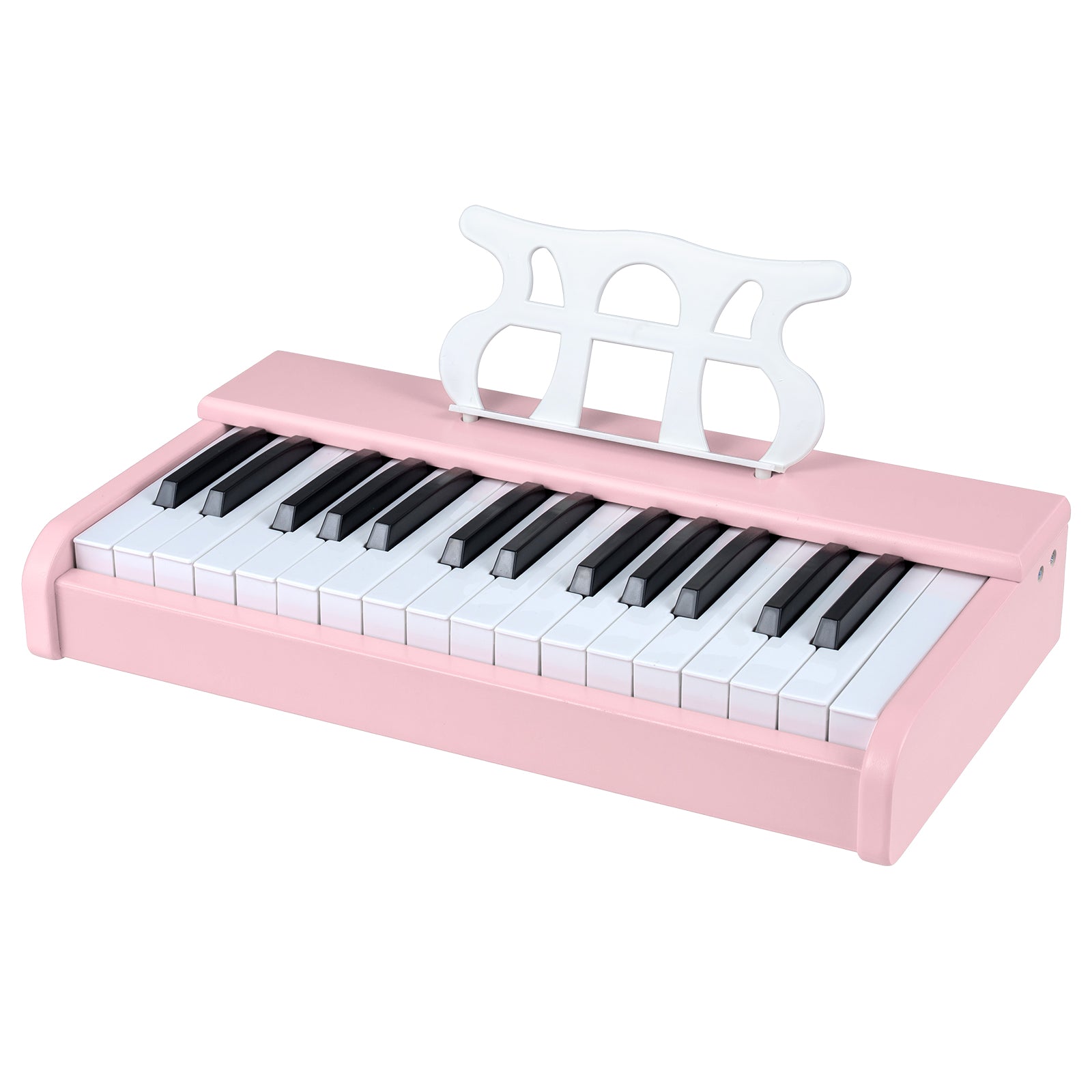 Kids Piano Keyboard 30 Keys Digital Piano with Music Stand for 3+ Years Old Beginners, Pink Pianos & Keyboards at Gallery Canada