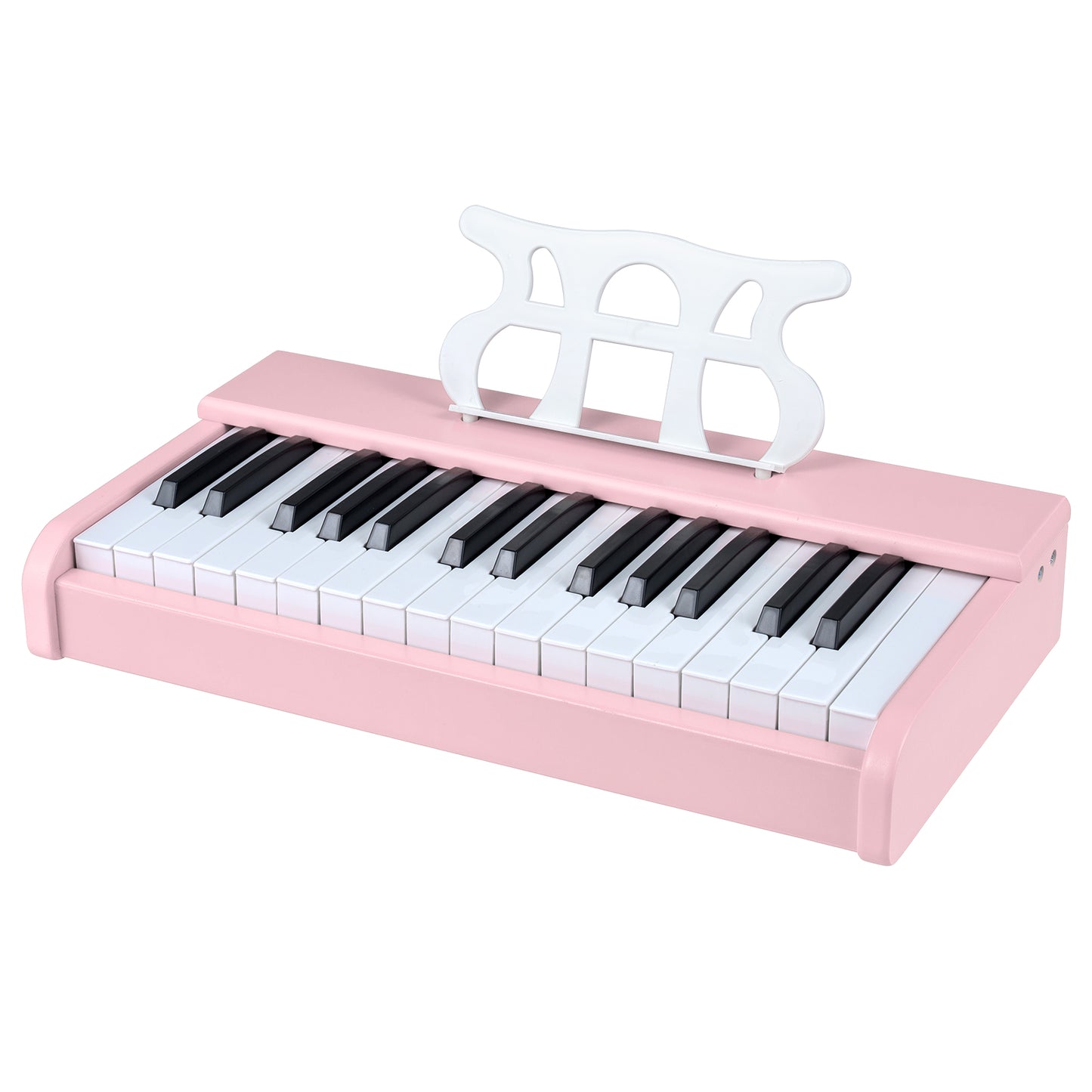Kids Piano Keyboard 30 Keys Digital Piano with Music Stand for 3+ Years Old Beginners, Pink Pianos & Keyboards at Gallery Canada