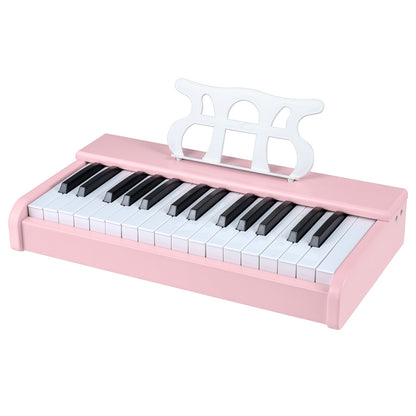 Kids Piano Keyboard 30 Keys Digital Piano with Music Stand for 3+ Years Old Beginners, Pink Pianos & Keyboards at Gallery Canada