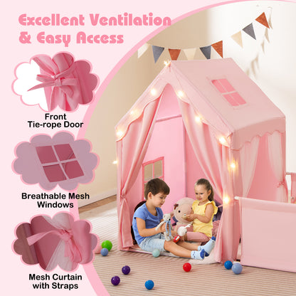 Kids Play Tent With Playpen, 2-in-1 Toddler Playhouse, Pink Play Tents & Playhouse at Gallery Canada