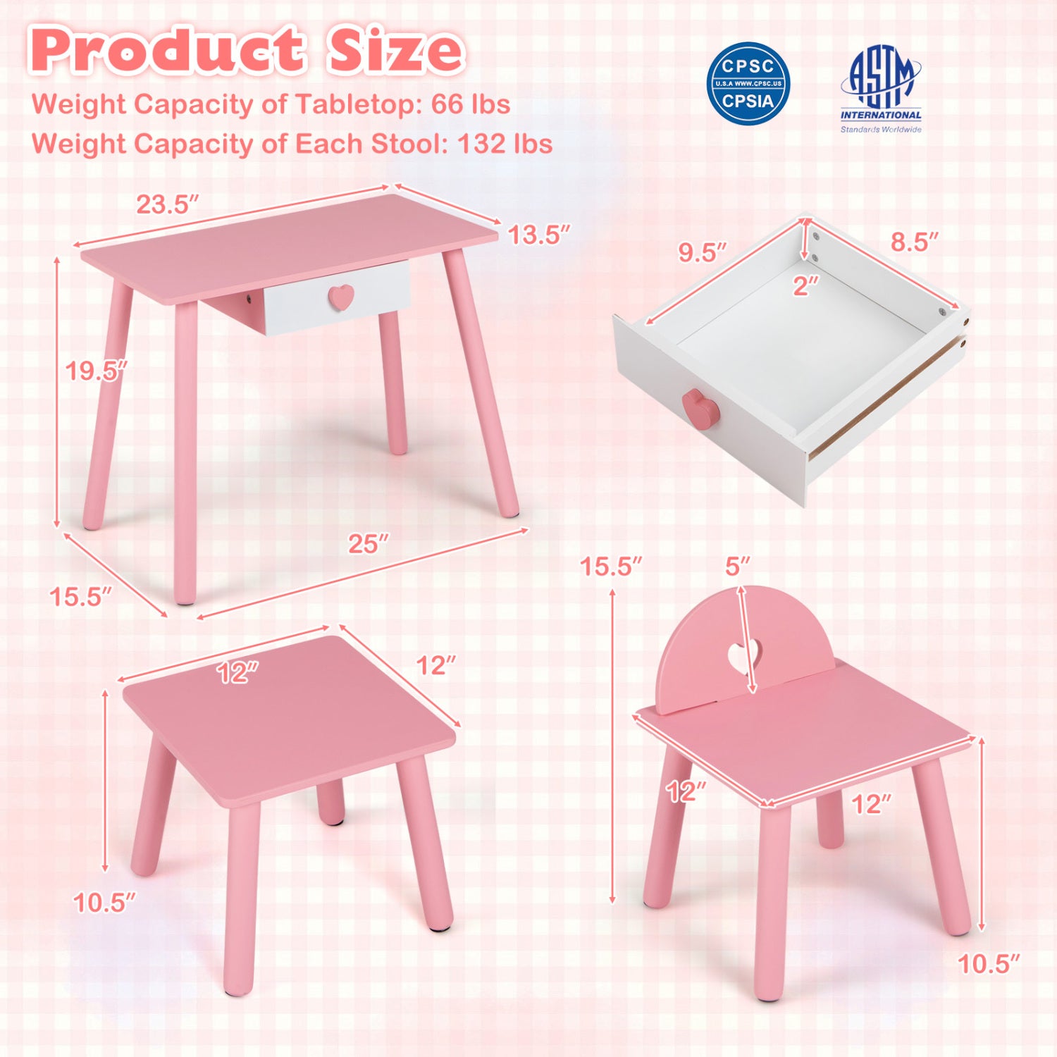 Kids Pretend Nail Salon Playset, Wooden Makeup, Pink Play Kitchen Sets at Gallery Canada