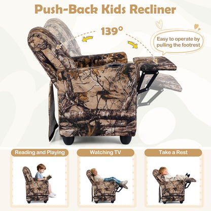 Kids Recliner Chair, With Cup Holder, Camouflage Kids Chairs & Seating at Gallery Canada