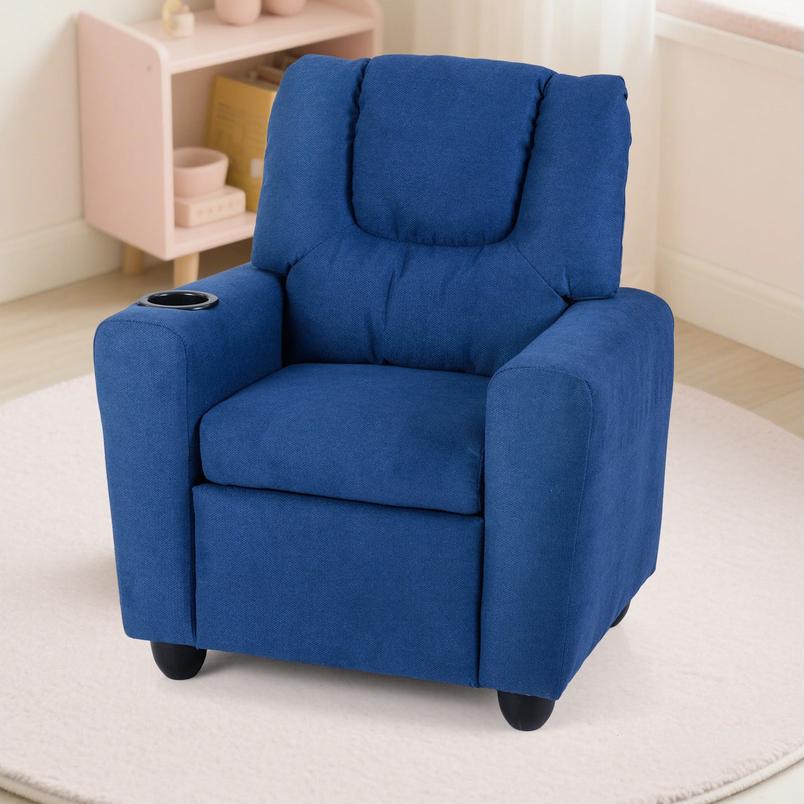 Kids Recliner Chair, Push Back, Blue Kids Chairs & Seating at Gallery Canada