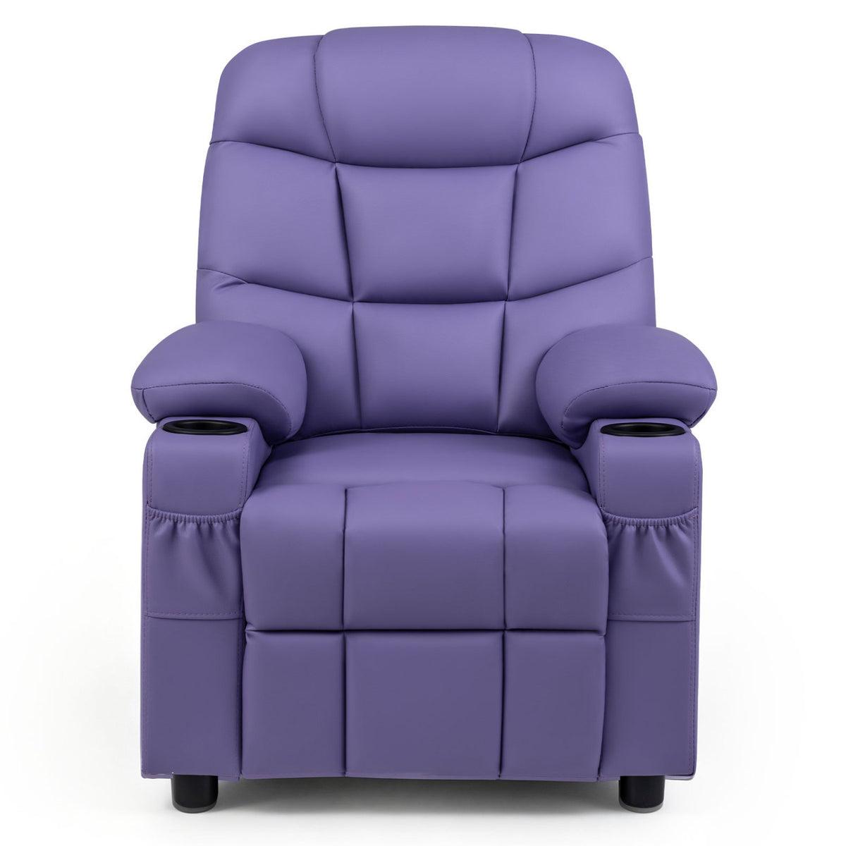 Kids Recliner Chair, Cup Holder, Footrest, Purple Kids Chairs & Seating at Gallery Canada