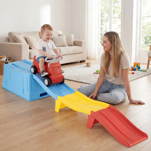 Kids Ride On Toy With Storage Box, Multicolor