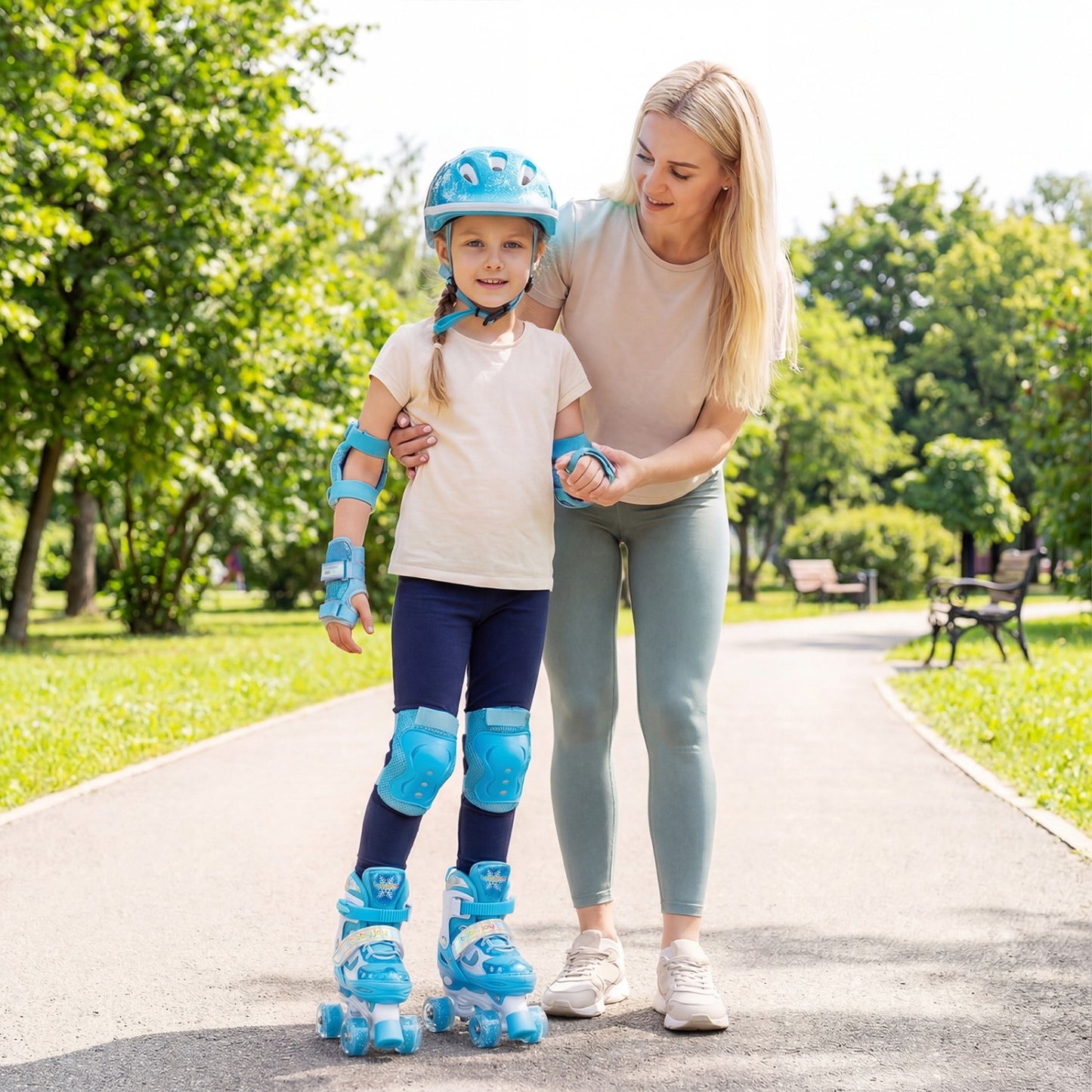 Kids Roller Skates With Light-Up Wheels, Navy Toy Sports at Gallery Canada