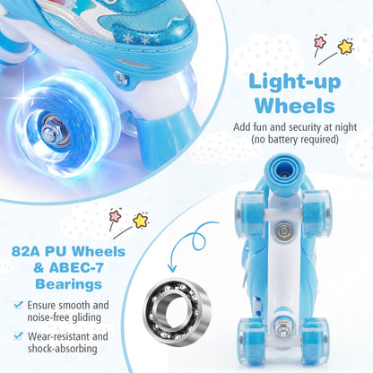 Kids Roller Skates With Light-Up Wheels, Navy Toy Sports at Gallery Canada