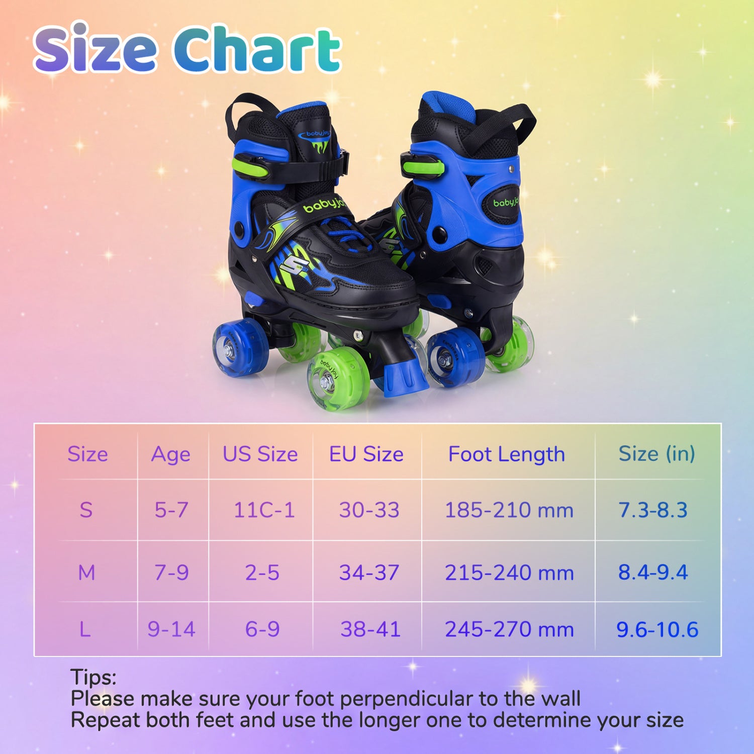 Kids Roller Skates, Adjustable Quad Skates, Light-Up Wheels, Navy Toy Sports at Gallery Canada