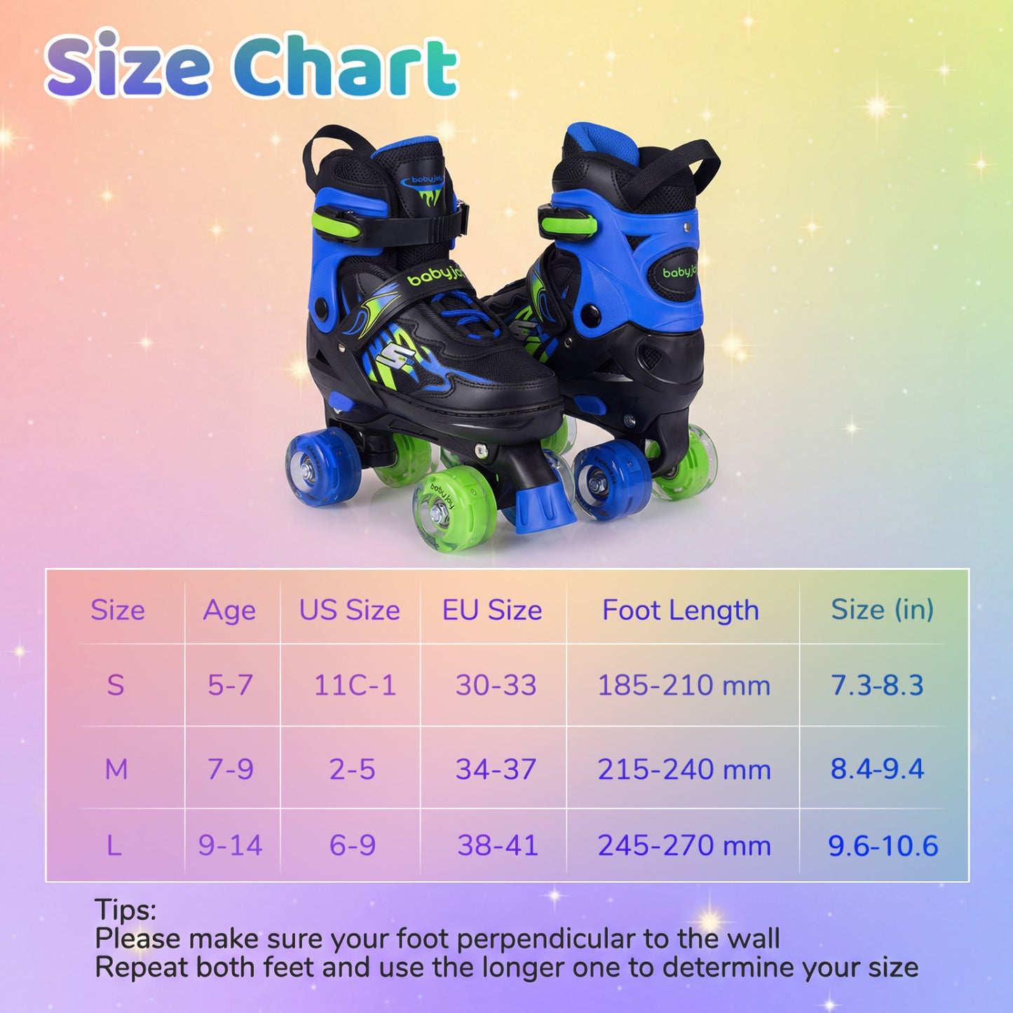Kids Roller Skates, Adjustable Quad Skates, Light-Up Wheels, Navy Toy Sports at Gallery Canada