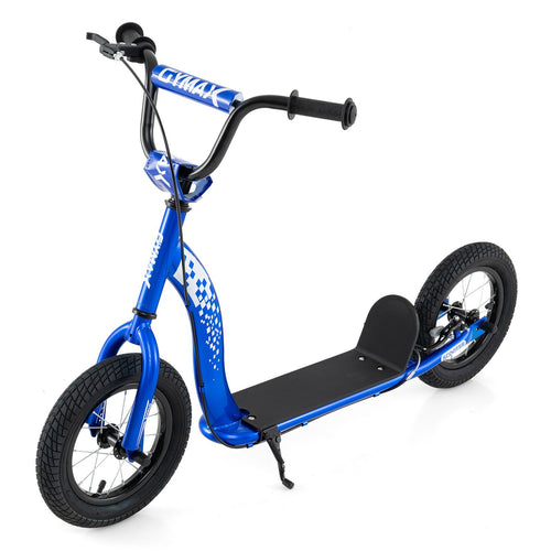 Kids Scooter, Adjustable Height, 12-Inch Wheels, Navy