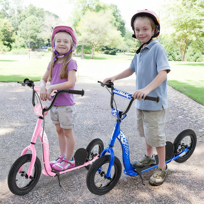 Kids Scooter, Adjustable Height, 12-Inch Wheels, Navy Scooters at Gallery Canada