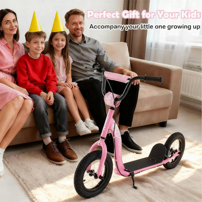 Kids Scooter, Adjustable Height, 12-Inch Wheels, Pink Scooters at Gallery Canada