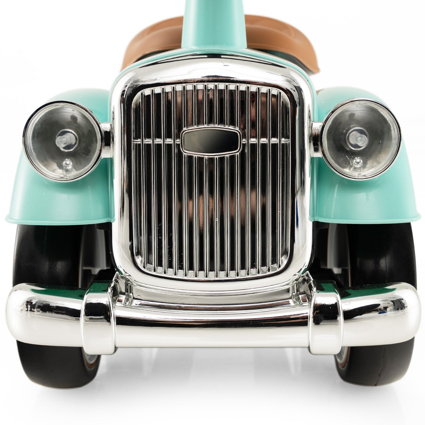 Kids Sit to Stand Vehicle with Working Steering Wheel and Under Seat Storage, Green Push & Pedal Ride On Toys at Gallery Canada