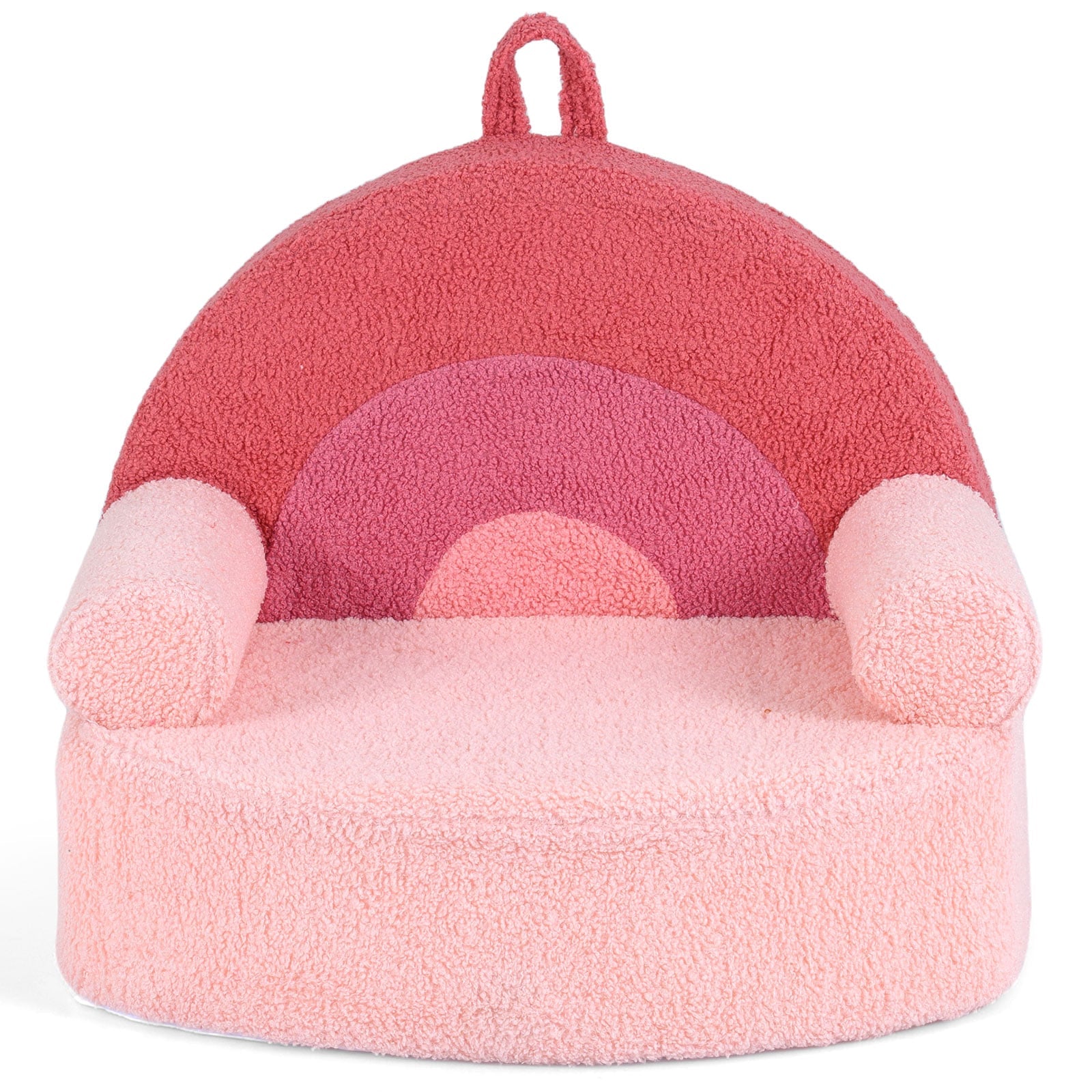 Kids Sofa, Toddler Foam Couch, Soft Fleece Fabric, Pink Kids Chairs & Seating at Gallery Canada