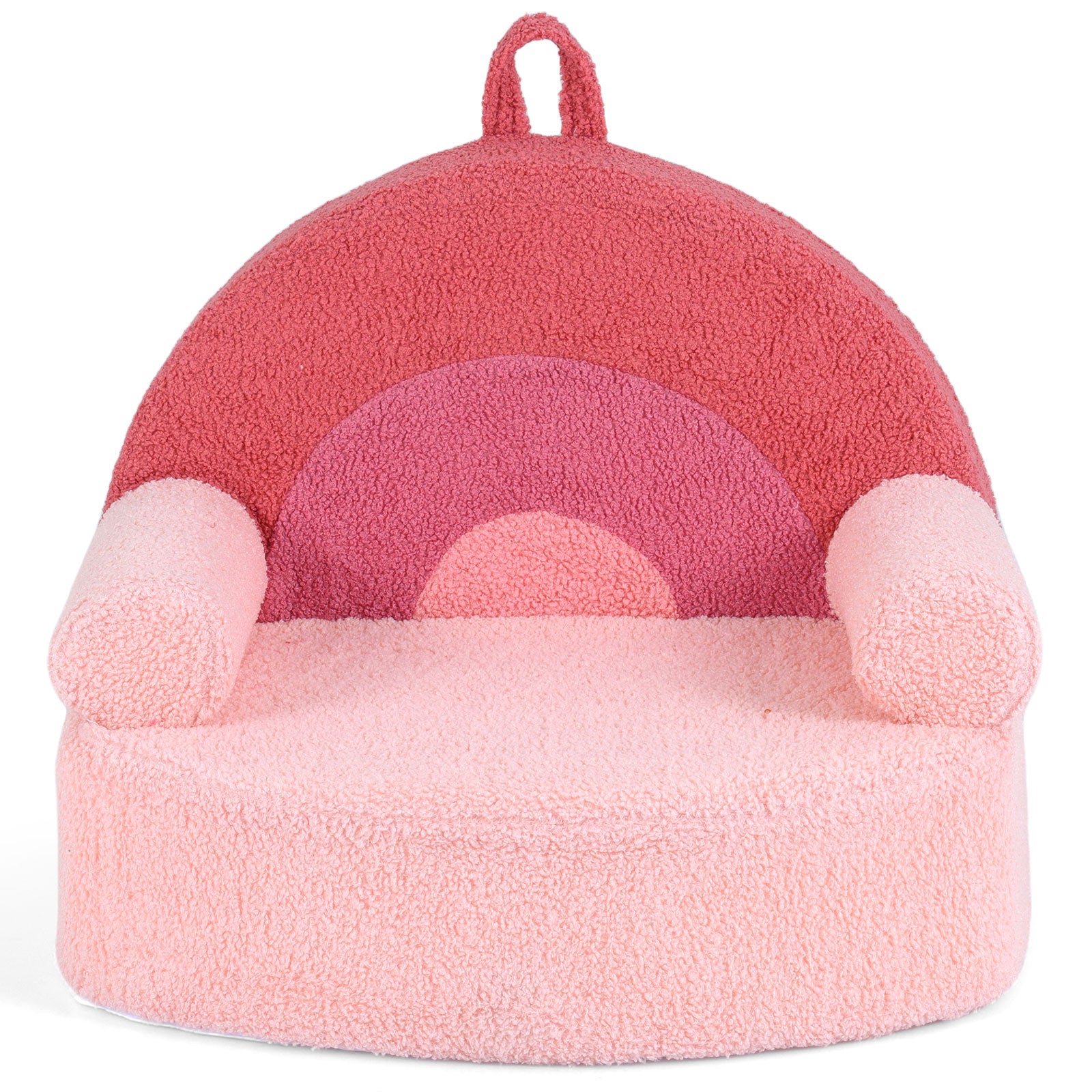 Kids Sofa, Toddler Foam Couch, Soft Fleece Fabric, Pink Kids Chairs & Seating Pink at Gallery Canada