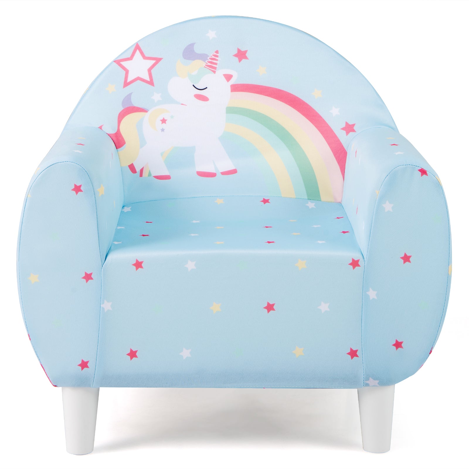 Kids Sofa, Breathable Spandex, High-Density Sponge, Blue Kids Chairs & Seating Blue at Gallery Canada