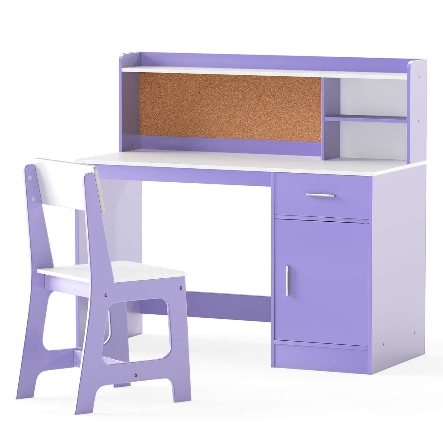 Kids Study Desk And Chair Set, Purple Kids Table & Chair Sets at Gallery Canada