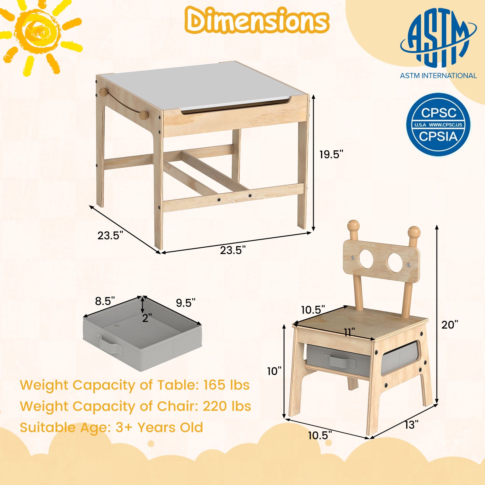 Kids Table and Chairs Set with Reversible Whiteboard-Robot-shaped Kids Table & Chair Sets at Gallery Canada