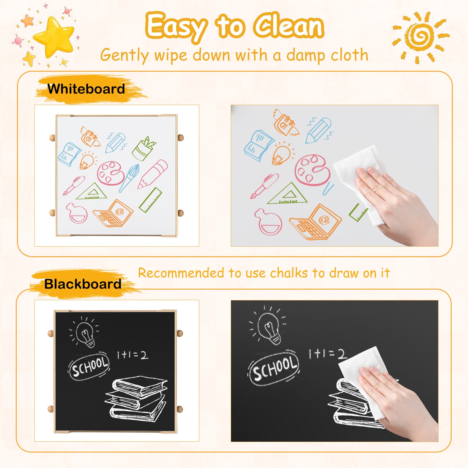 Kids Table and Chairs Set with Reversible Whiteboard-Robot-shaped Kids Table & Chair Sets at Gallery Canada