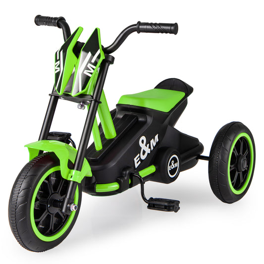 Kids Tricycle 3-Wheel Toddler Bike with Foot Pedals Forward Backward, Green Balance Bikes Green at Gallery Canada
