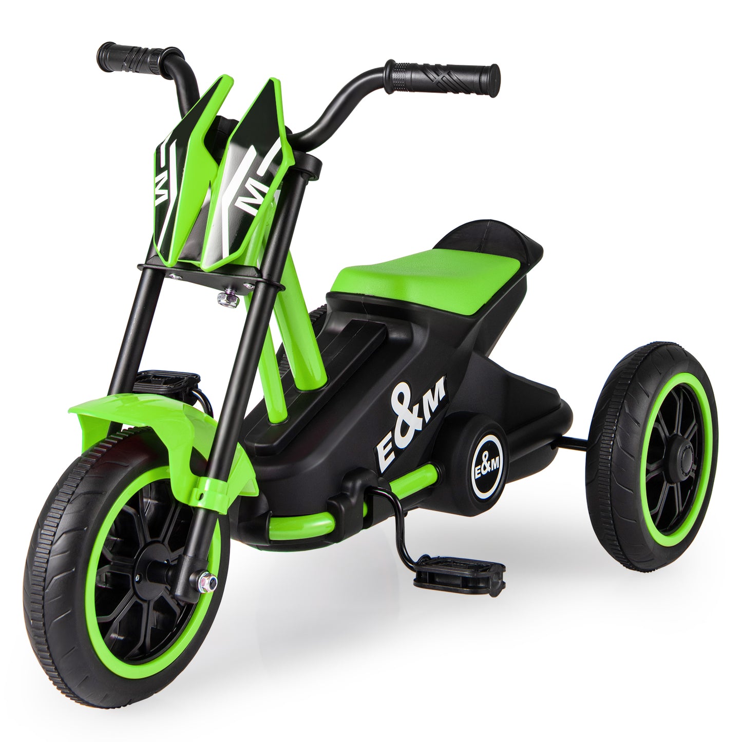Kids Tricycle 3-Wheel Toddler Bike with Foot Pedals Forward Backward, Green Balance Bikes at Gallery Canada
