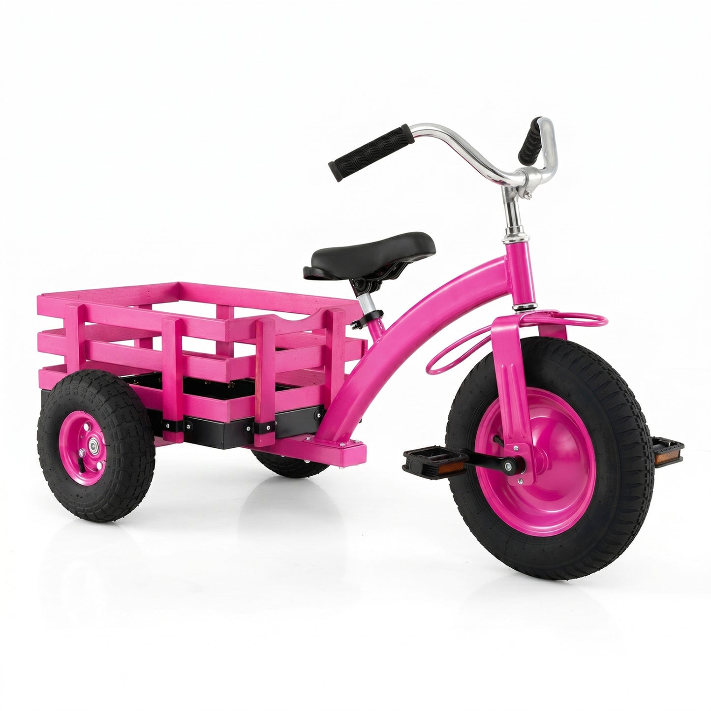 Kids Tricycle with 15 Inch Inflatable Rubber Tires , Pink Kids Bike at Gallery Canada