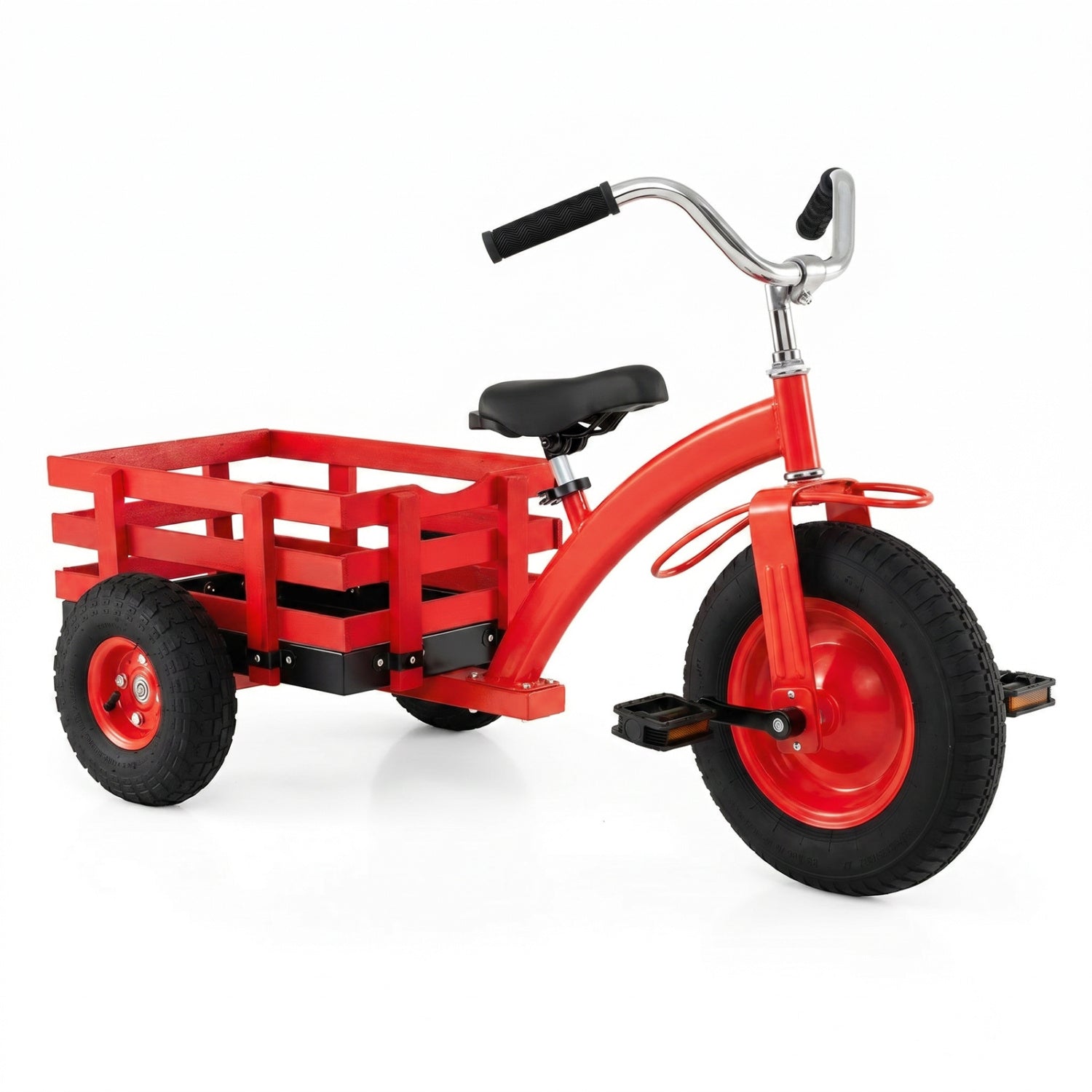 Kids Tricycle with 15 Inch Inflatable Rubber Tires, Red Kids Bike at Gallery Canada