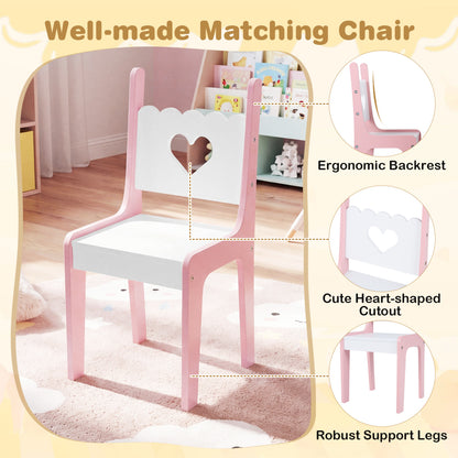 Kids Vanity Set With Mirror And Chair, White Kids Vanities at Gallery Canada