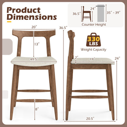 Kitchen Island With Storage, 2 Counter Height Solid Wood Bar Stools Kitchen & Dining at Gallery Canada