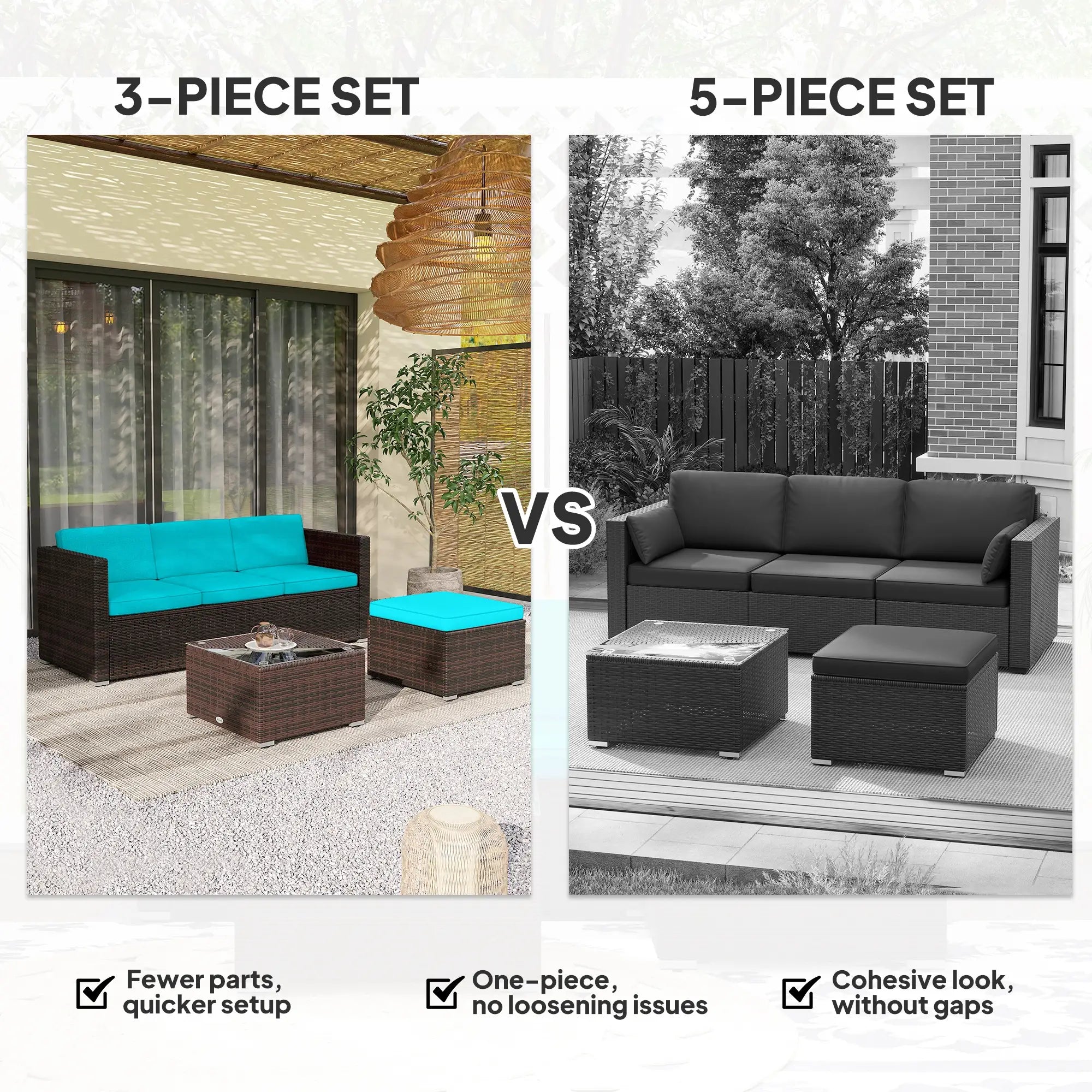 Patio Furniture With Soft Cushions, Corner Sofa Sets, Turquoise Patio Furniture Sets at Gallery Canada