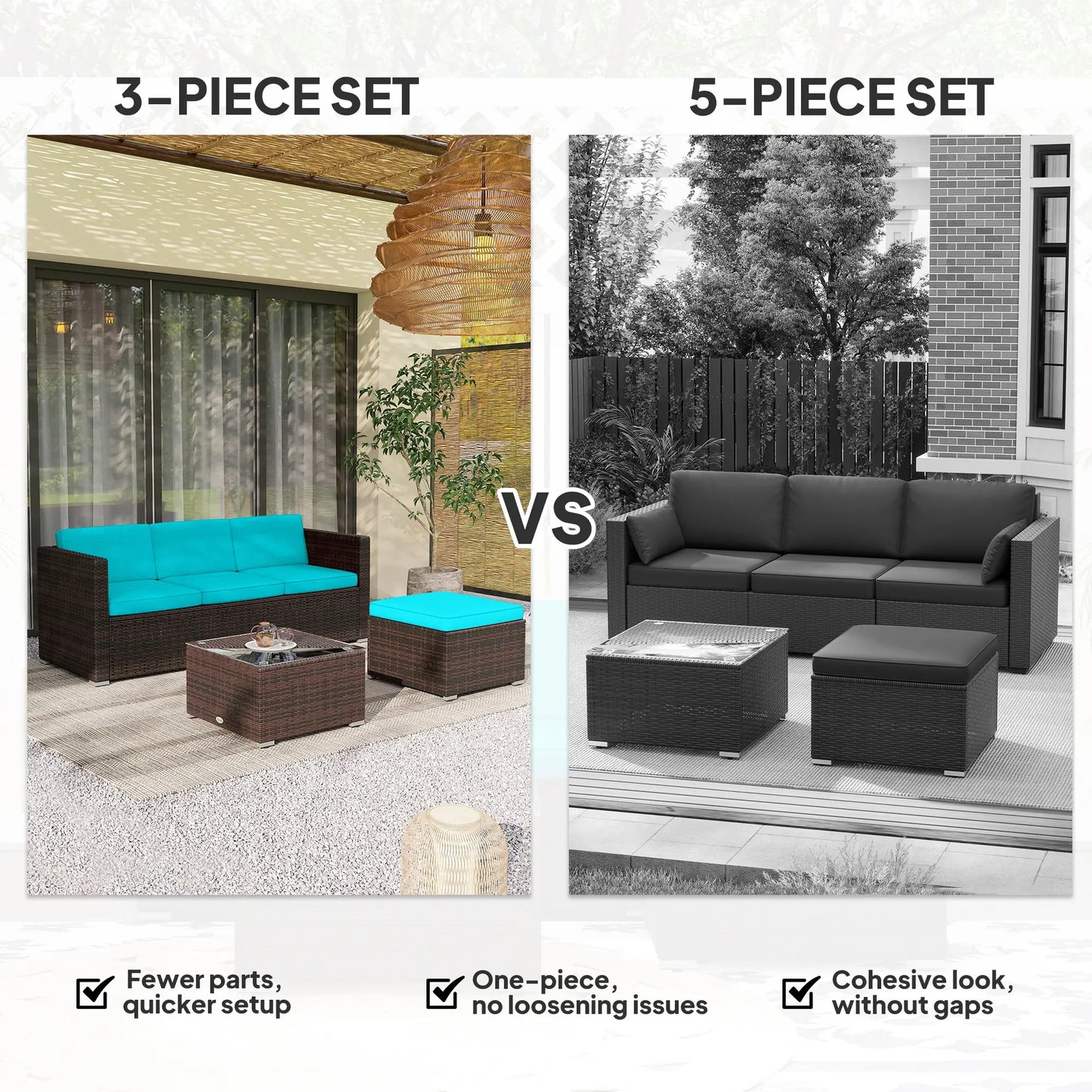 Patio Furniture With Soft Cushions, Corner Sofa Sets, Turquoise Patio Furniture Sets at Gallery Canada