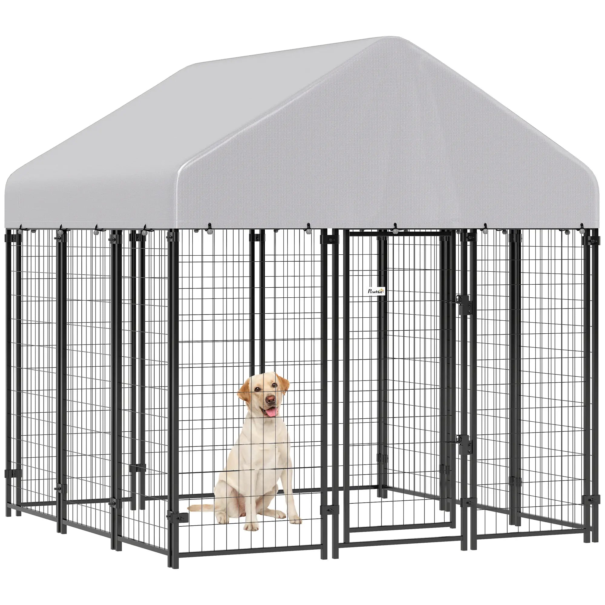 Outdoor Dog Kennel, Waterproof UV-Resistant Cover, 6' x 6' x 6' Dog Kennels at Gallery Canada