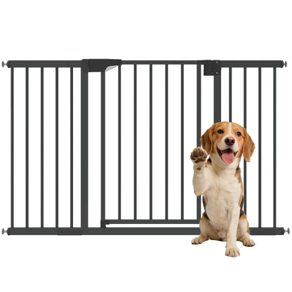 Baby Gate, Pet Safety Gate, 30"-51" Wide, Auto-Close, Black Pet Gates at Gallery Canada