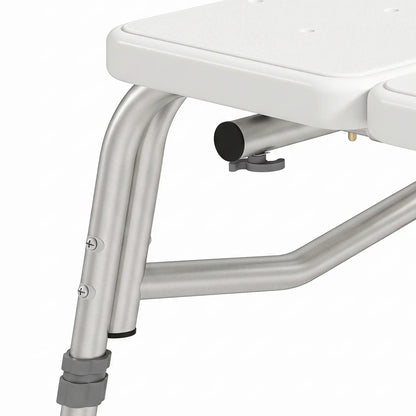 Tub Transfer Bench with Arm, Back, Shower Chair, White Bath Chairs at Gallery Canada