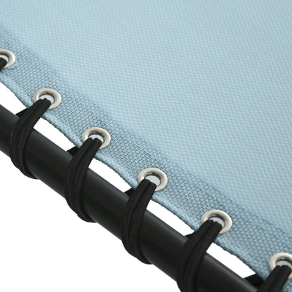 Outdoor Folding Lounge Chair, 4-Level Adjustable, Light Blue Lounger Chairs at Gallery Canada